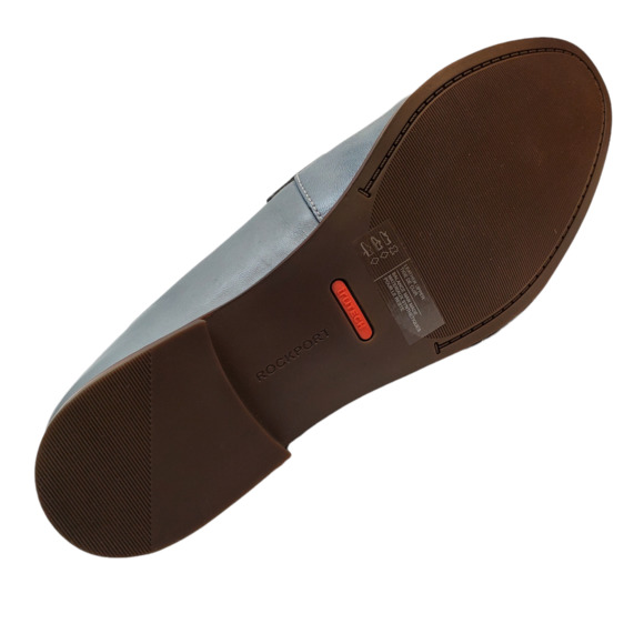 Rockport Womens Comfort Shoes Perpetua Dec Leather Slip On Blue  Loafers… - Picture 6 of 9